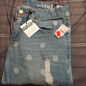 Gap Polka Dot Jeans